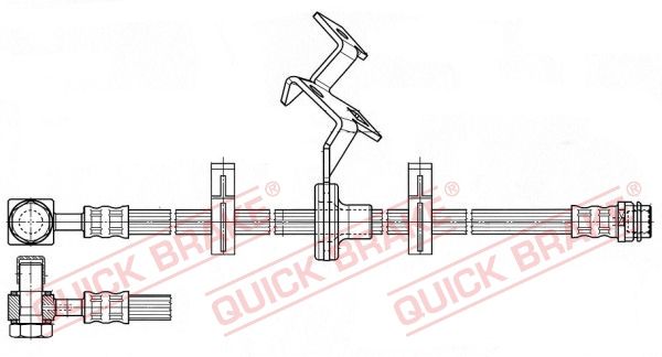 QUICK BRAKE Bremžu šļūtene 59.986X